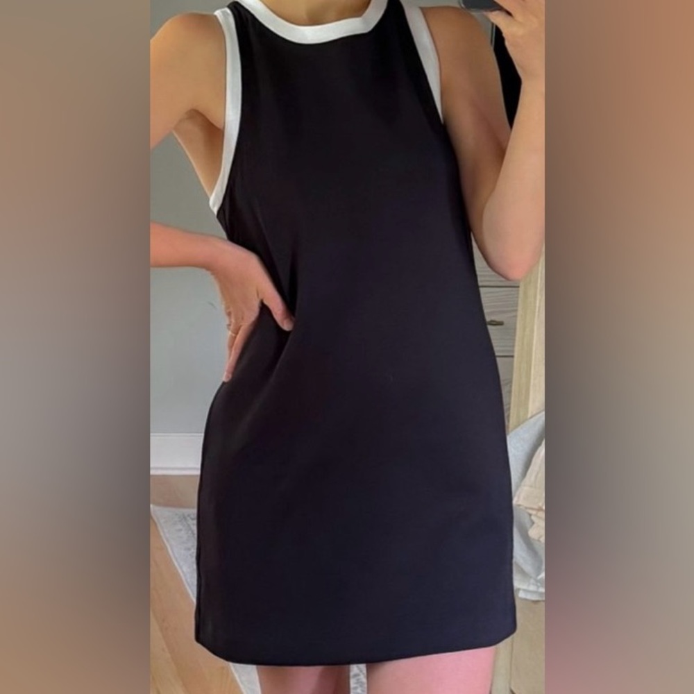 YPB neoKnit Athletic Black Mini Dress